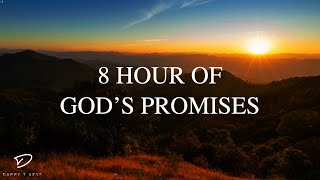 Gods Promises 8 Hour Piano Worship Instrumental  Prayer Meditation amp Relaxation Music [upl. by Conard]