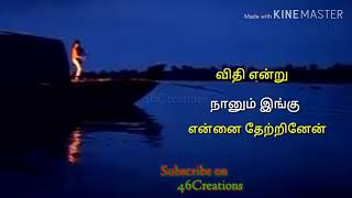 Tamil Whatsapp Status  Naan Poranthathu Thaniya  Tamil Status Vedio 46Creations [upl. by Eerehc]