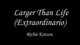 Larger Than Life  Richie Kotzen Traducida al Español [upl. by Margi]