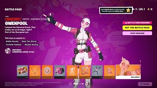 Fortnite Season 4 Battle Pass Tier 1100 Skins CODE 647MAX IN THE SHOP [upl. by Blake]