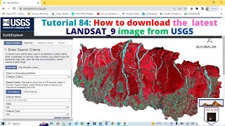 How to download the latest LANDSAT 9 image from USGS [upl. by Alyks]