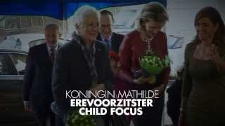 Koningin Mathilde erevoorzitter Child Focus [upl. by Standing32]