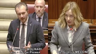 RICCARDO MOLINARI INTERROGA GIORGIA MELONI SULLE POLITICHE DEL GOVERNO A FAVORE DEGLI ANZIANI [upl. by Fogarty297]