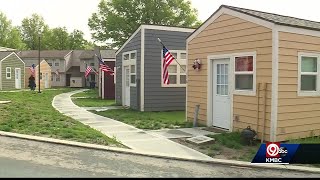 Tiny houses for homeless veterans expanding in KC [upl. by Warthman]