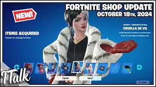 NEW DISNEY VILLANS BUNDLE Fortnite Item Shop October 18th 2024 Fortnite Chapter 5 [upl. by Nottarts]