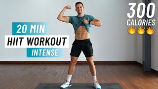 20 Min Fat Burning HIIT Workout  Full body Cardio No Equipment No Repeat [upl. by Rori]