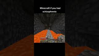 Minecraft schizophrenia update shorts minecraft minecrafthorror [upl. by Naenej]