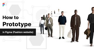 How to prototype in Figma using a complete Fashion Web App [upl. by Tut644]