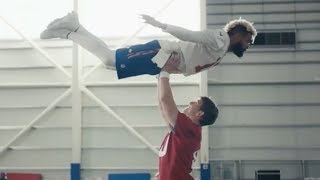 Eli Manning Odell Beckham Dirty Dancing Super Bowl commercial endzone celebration in HD 4K [upl. by Eugine452]