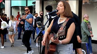 ONE MINUTE INTO SINGING amp THE CROWD LOVE it  Happier by Olivia Rodrigo  Allie Sherlock Cover [upl. by Terina]