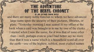 The Adventures of Sherlock Holmes  The Adventure of the Beryl Coronet story by Arthur Conan Doyle [upl. by Nay281]