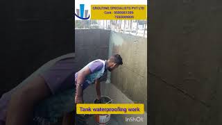 Overhead tank waterproofing work groutingspecialistspvtltd [upl. by Hayman]