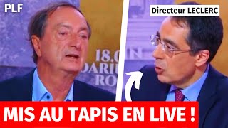 Édouard Leclerc CHOQUE un journaliste à propos de limmigration il dit les termes [upl. by Artemla993]