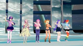 mmd 1000 love My little pony [upl. by Epuladaugairam63]