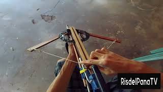 Spring Crossbow Test Shooting [upl. by Yatnuahs]