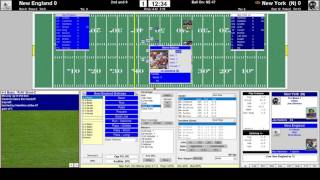 Replay game 2 1974 Patriots 10 vs Giants 01 drive to the playoff 1st qrt [upl. by Sucramaj]