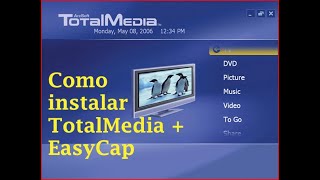 Como instalar driver para usar o aplicativo TotalMedia 35 com o EasyCap [upl. by Mariann]