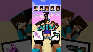 Help Herobrine Girls to Choose and Break a Bedrock queennevercry shorts helpherobrine newupload [upl. by Ai]