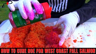 How to Cure Salmon Roe For West Coast Fall Salmon [upl. by Irrehs]