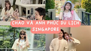 Vlog Chao và anh Phúc du lịch Singapore Bay hạng thương gia Universal Studios nhà hàng Michelin [upl. by Liva]