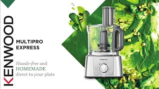 Discover Kenwood MultiPro Express  FDP65 Food Processor Silver [upl. by Hedley406]