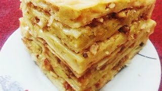 Sweet chatti pathiriSweet lasagne [upl. by Micki]