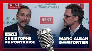 EFFICITY  Christophe du Pontavice  Interview RENT 2023 [upl. by Hollenbeck474]