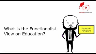 Sociology of Education  What is the Functionalist View on Education [upl. by Haya]