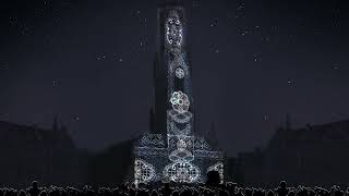 Immersive multimedia spectacle at the Belfry of Bruges in Flanders Belgium [upl. by Gallager]