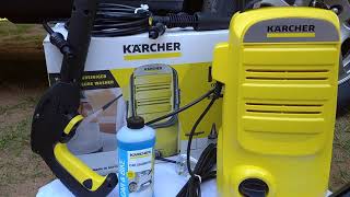 Karcher K2 High Pressure Washer Unboxing amp Review [upl. by Aihseyn]