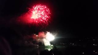 02082015 2200 Großes Abschluss Feuerwerk vom Mondseer Seefest VB [upl. by Loutitia426]