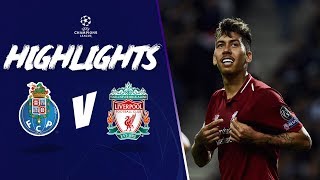 Salah amp Firmino help Reds ease past Porto  FC Porto 14 Liverpool  Highlights [upl. by Ilonka970]