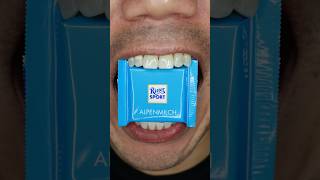 🍟🍟ASMR ALPENMILCH Ritter SPORT miniDoctor Tristan Peh ASMRshortsshortsviralvideo [upl. by Pallas455]