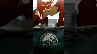 erza scarlet vs jurassic world youtubeshort anime vs shorts jurassicworld [upl. by Marietta974]