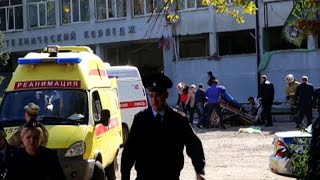 Attack on Crimea college kills at least 17 [upl. by Zaragoza436]