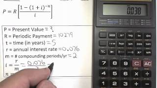 Present Value of an Ordinary AnnuitySimple [upl. by Laughton370]