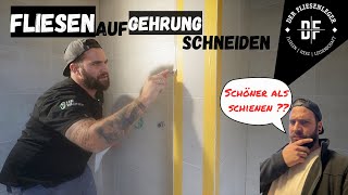 FLIESEN auf GEHRUNG schneiden [upl. by Tallu]