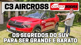 CITROËN C3 AIRCROSS é SUV com 7 LUGARES e turbo MAIS BARATO que FIAT PULSE [upl. by Assetak]