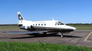 AE175 Sabreliner del Ejército Argentino en el Aeropuerto de Formosa [upl. by Tharp]