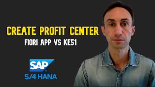 How to to Create a Profit Center with FIORI App amp KE51 T code in SAP S4 HANA [upl. by Anglo744]