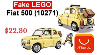 Fake LEGO Fiat 500 10271 from Aliexpress [upl. by Eiramesor86]