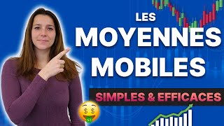 MOYENNES MOBILES  comment les utiliser en TRADING [upl. by Ashely875]