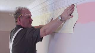 How to Apply Lincrusta Friezes [upl. by Hike]