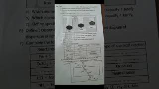 STD X • Science amp Techn  I • First Semester Examination 202425 • Studymyschool exam viral [upl. by Avram612]