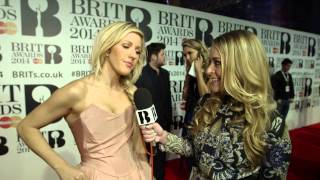 Ellie Goulding  Fleur de Force at the BRITs 2014 [upl. by Buell787]