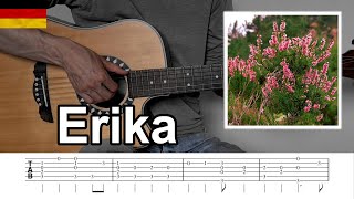 Erika German soldier song  fingerstyle guitar TAB [upl. by Reisinger]