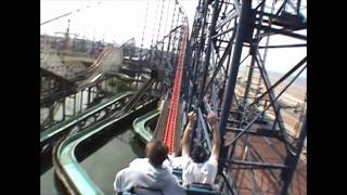 Pepsi Max Big One Roller Coaster Back Seat POV Blackpool Pleasure Beach UK England [upl. by Gile]