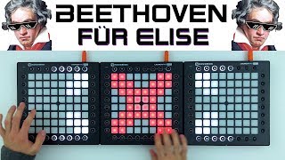 Beethoven  Für Elise  Dubstep Remix Triple Launchpad Cover [upl. by Corena]