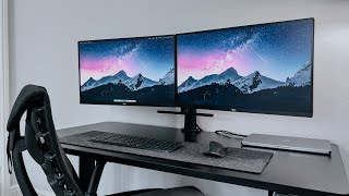 Ultimate Dual Monitor Setup LG Ergo Dual [upl. by Ueih]