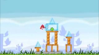 Angry Birds iPhone Gameplay Video Review  AppSpycom [upl. by Nimocks]